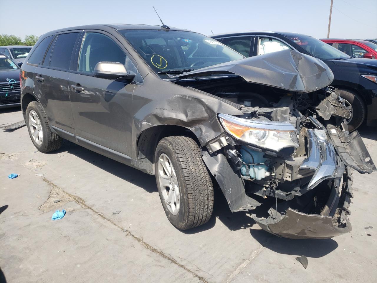 FORD EDGE SEL 2013 with VIN 2FMDK4JC7DBA95782 - Photo from auction