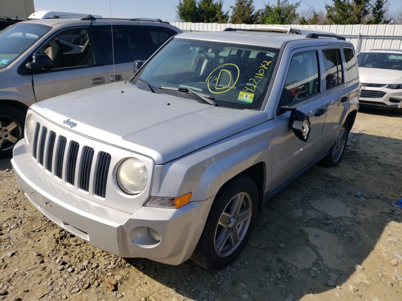 Photo 2 from auction – 2008 JEEP PATRIOT SP with VIN 1J8FT28W98D519230