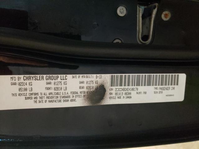 Photo 10 from auction – 2014 DODGE CHARGER SE with VIN 2C3CDXBGXEH108170