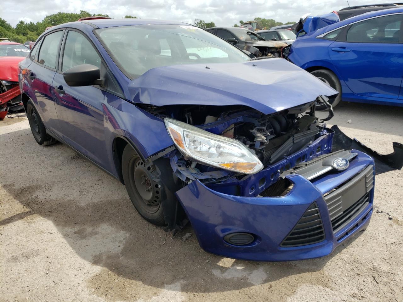 FORD FOCUS S 2012 with VIN 1FAHP3E25CL433591 - Photo from auction