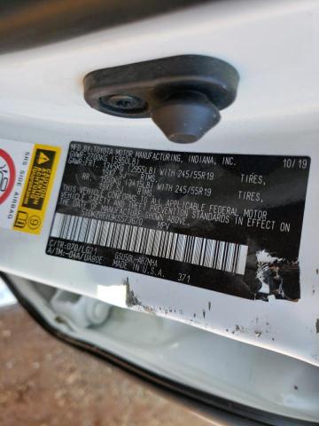 Photo 10 from auction – 2019 TOYOTA HIGHLANDER with VIN 5TDKZRFH3KS573670