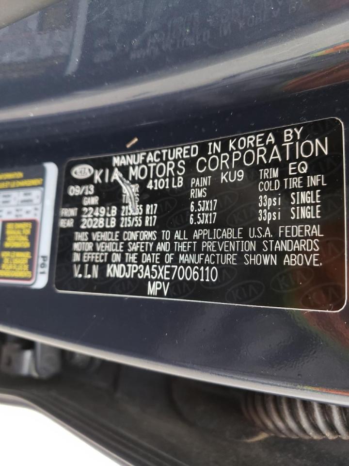 Photo 10 from auction – 2014 KIA SOUL + with VIN KNDJP3A5XE7006110