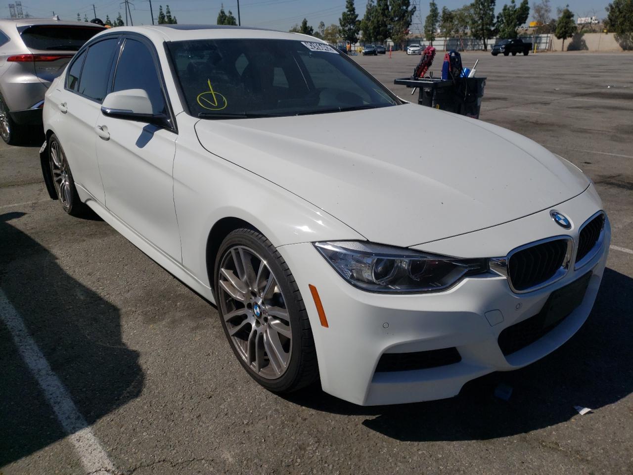 BMW 335 I 2014 with VIN WBA3A9G59ENR97281 - Photo from auction