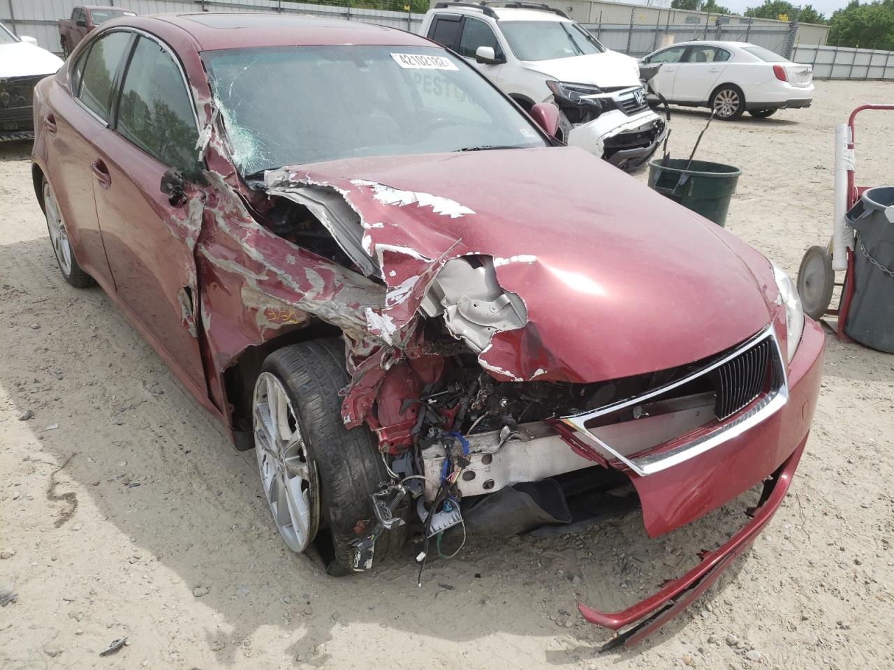 LEXUS IS 250 2007 with VIN JTHCK262672019323 - Photo from auction