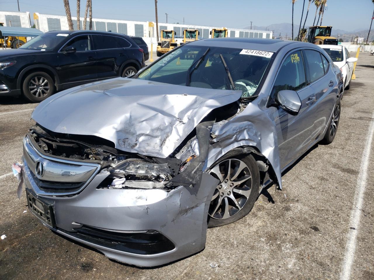 Photo 2 from auction – 2015 ACURA TLX with VIN 19UUB1F39FA007892