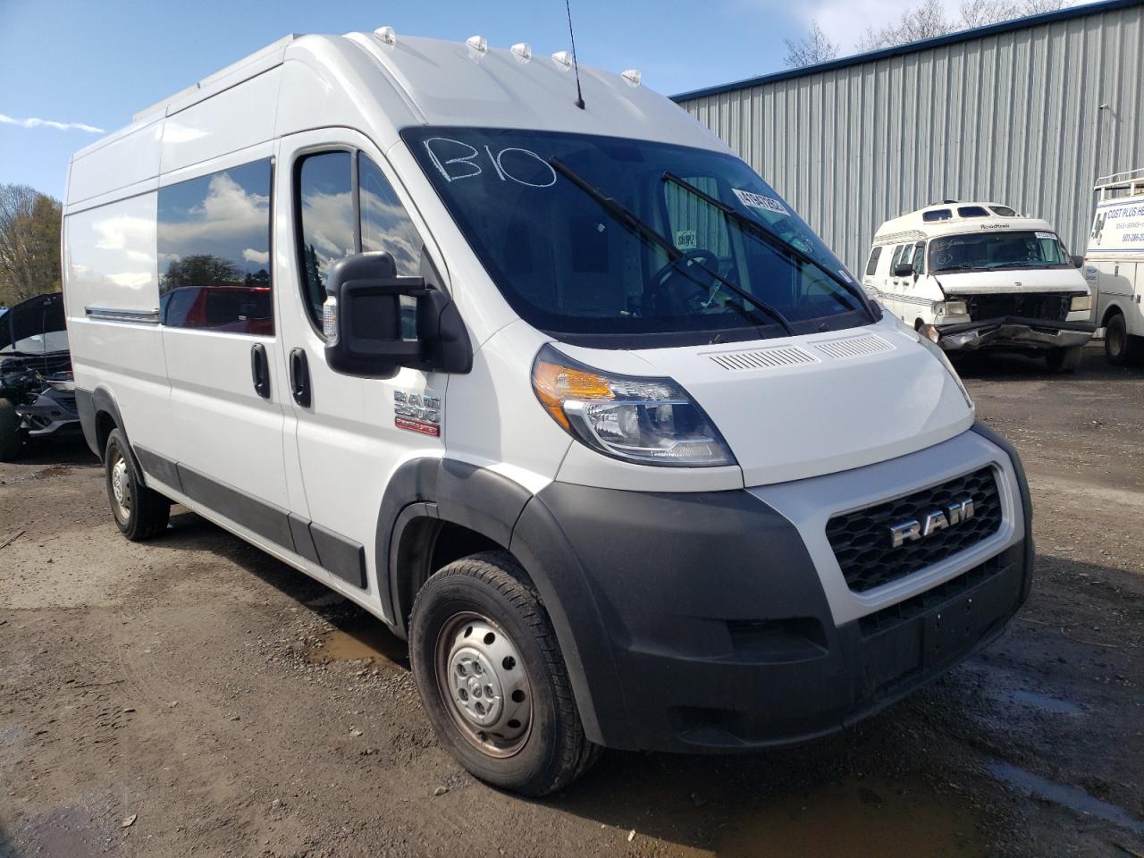 RAM PROMASTER 2021 with VIN 3C6LRVDG2ME524178 - Photo from auction