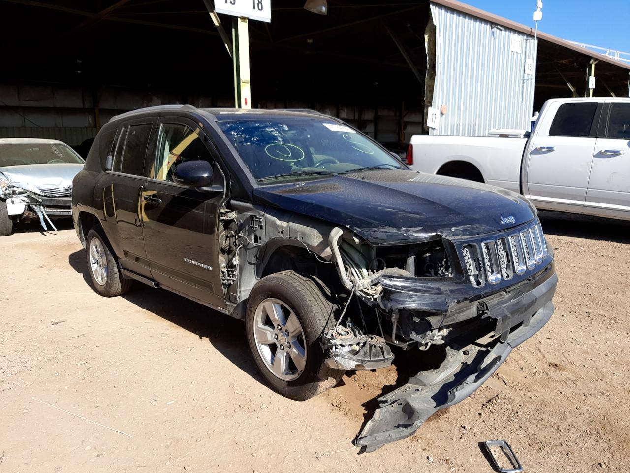 JEEP COMPASS LA 2017 with VIN 1C4NJCEB1HD162982 - Photo from auction