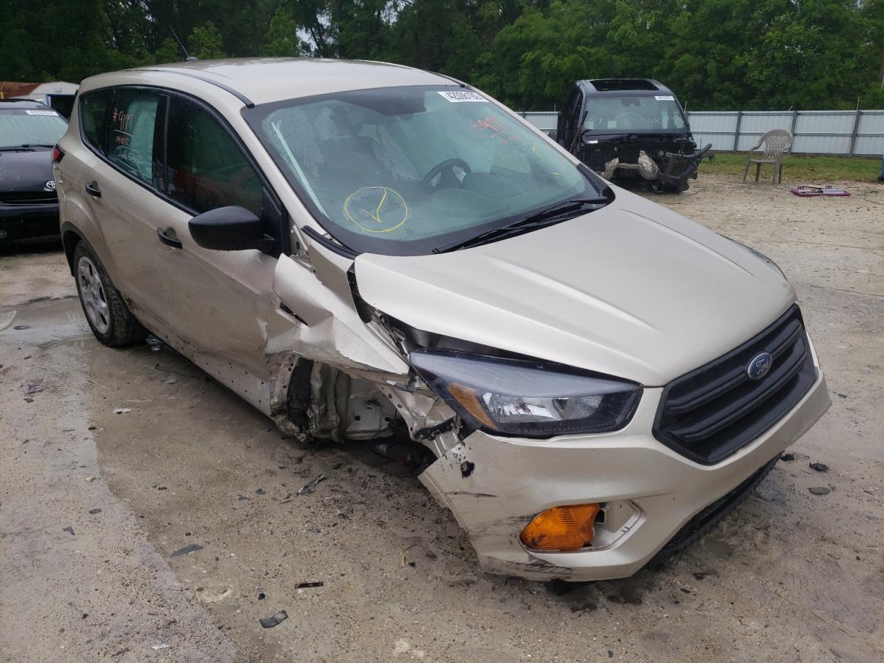 FORD ESCAPE S 2018 with VIN 1FMCU0F76JUB22843 - Photo from auction