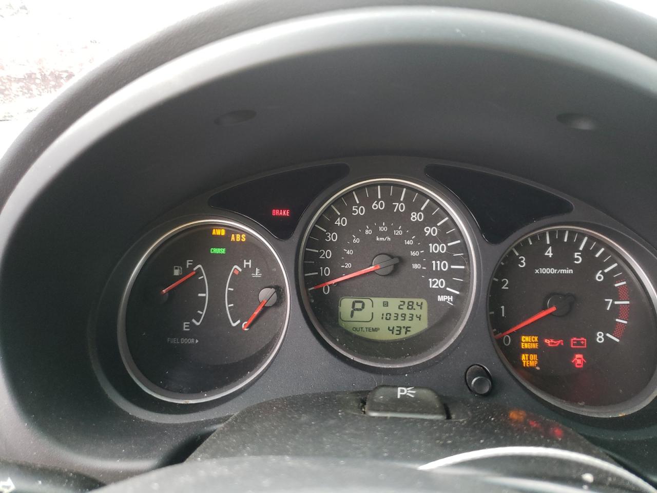 Photo 8 from auction – 2008 SUBARU FORESTER 2 with VIN JF1SG63658H708139