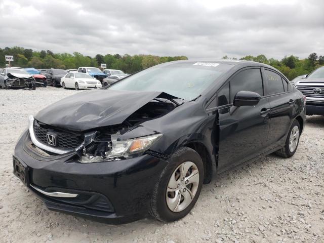 Photo 2 from auction – 2014 HONDA CIVIC LX with VIN 19XFB2F55EE043329
