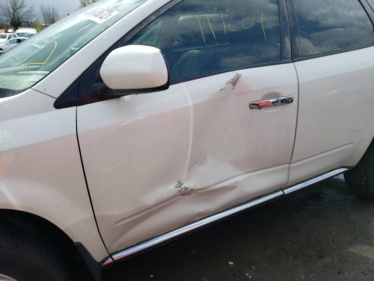 Photo 9 from auction – 2007 NISSAN MURANO SL with VIN JN8AZ08W07W667648
