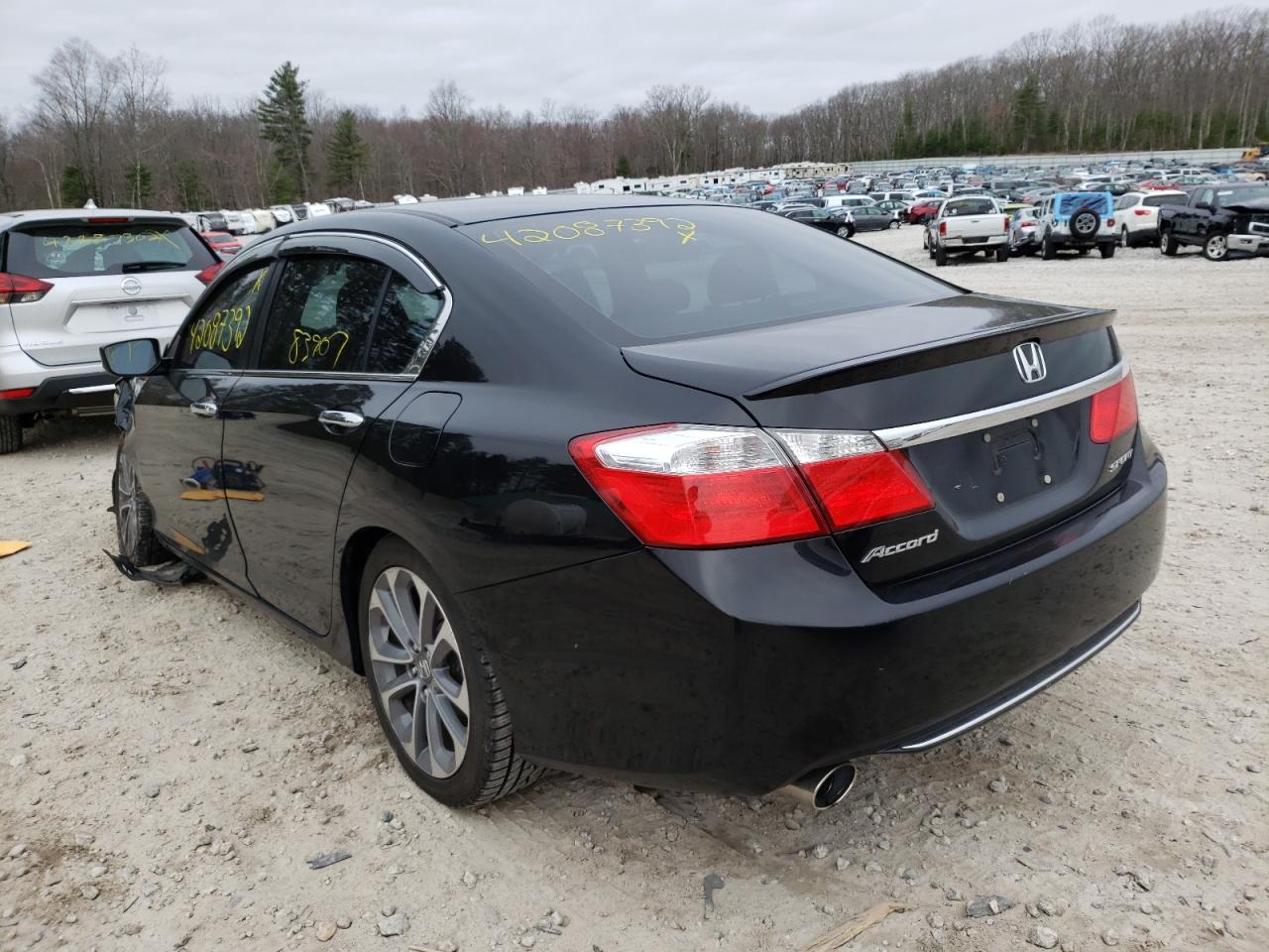 Photo 3 from auction – 2014 HONDA ACCORD SPO with VIN 1HGCR2F59EA119914