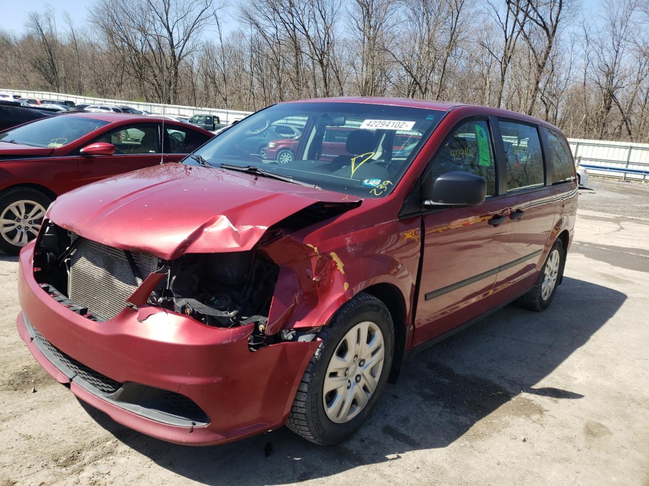 Photo 2 from auction – 2016 DODGE GRAND CARA with VIN 2C4RDGBG1GR118086
