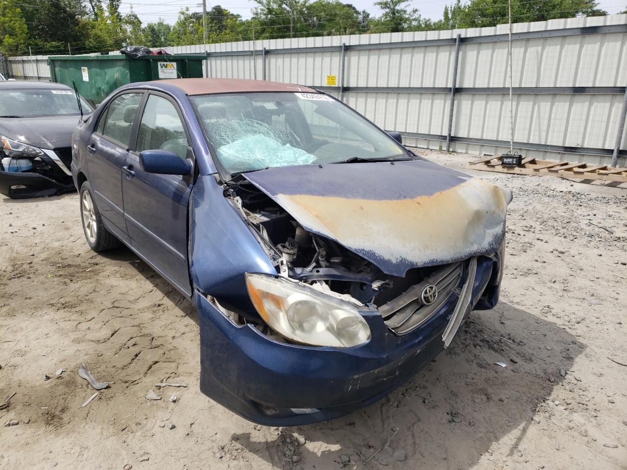 TOYOTA COROLLA CE 2004 with VIN 1NXBR32E94Z272386 - Photo from auction