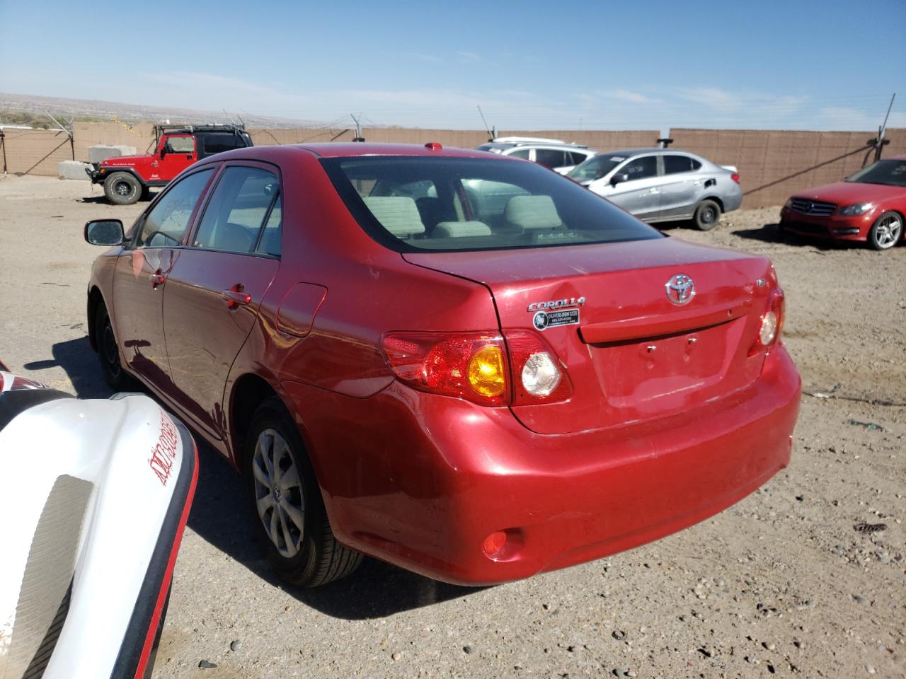 Photo 3 from auction – 2009 TOYOTA COROLLA BA with VIN JTDBL40E599053157