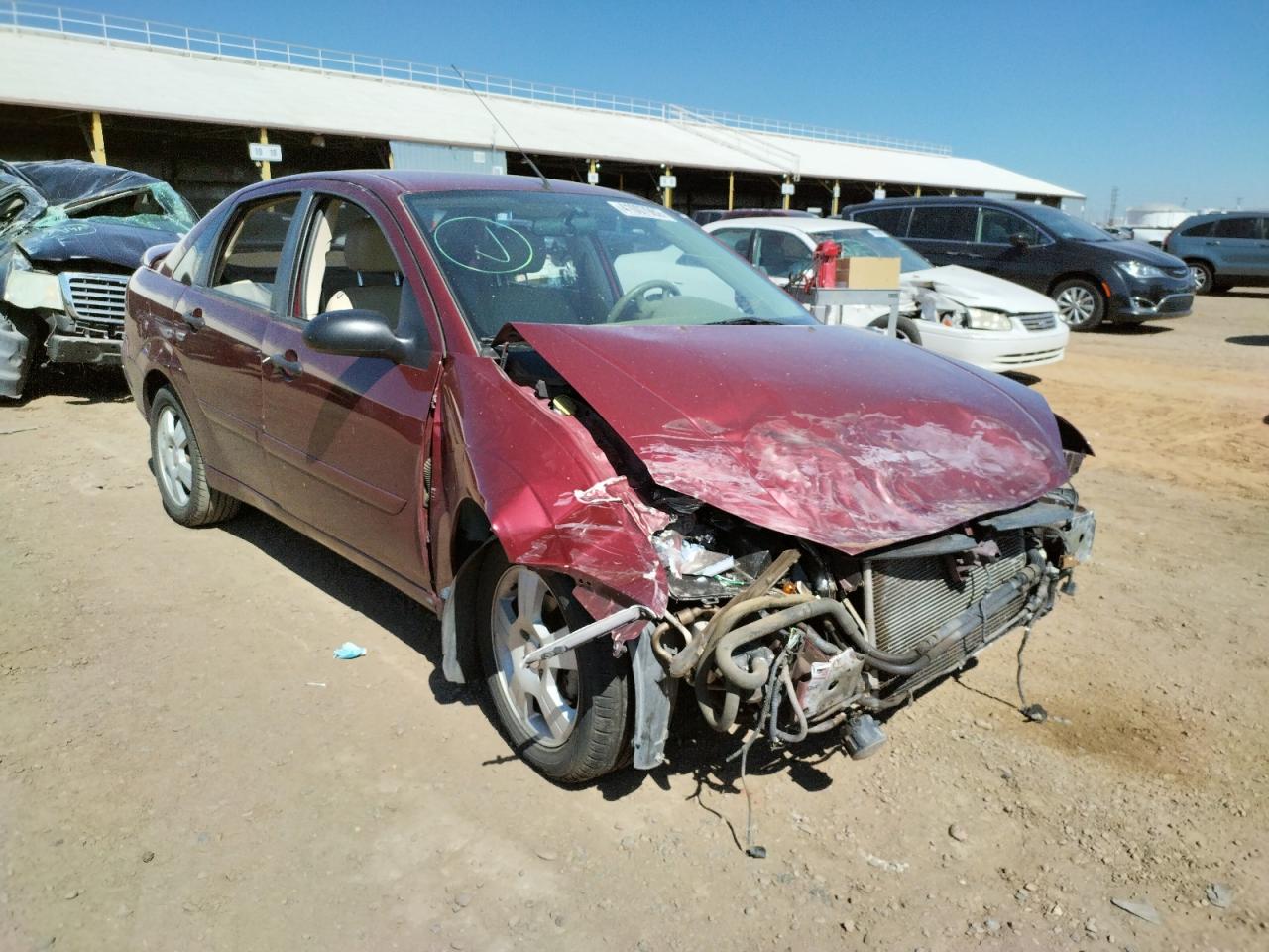 FORD FOCUS ZX4 2007 with VIN 1FAHP34N37W191979 - Photo from auction