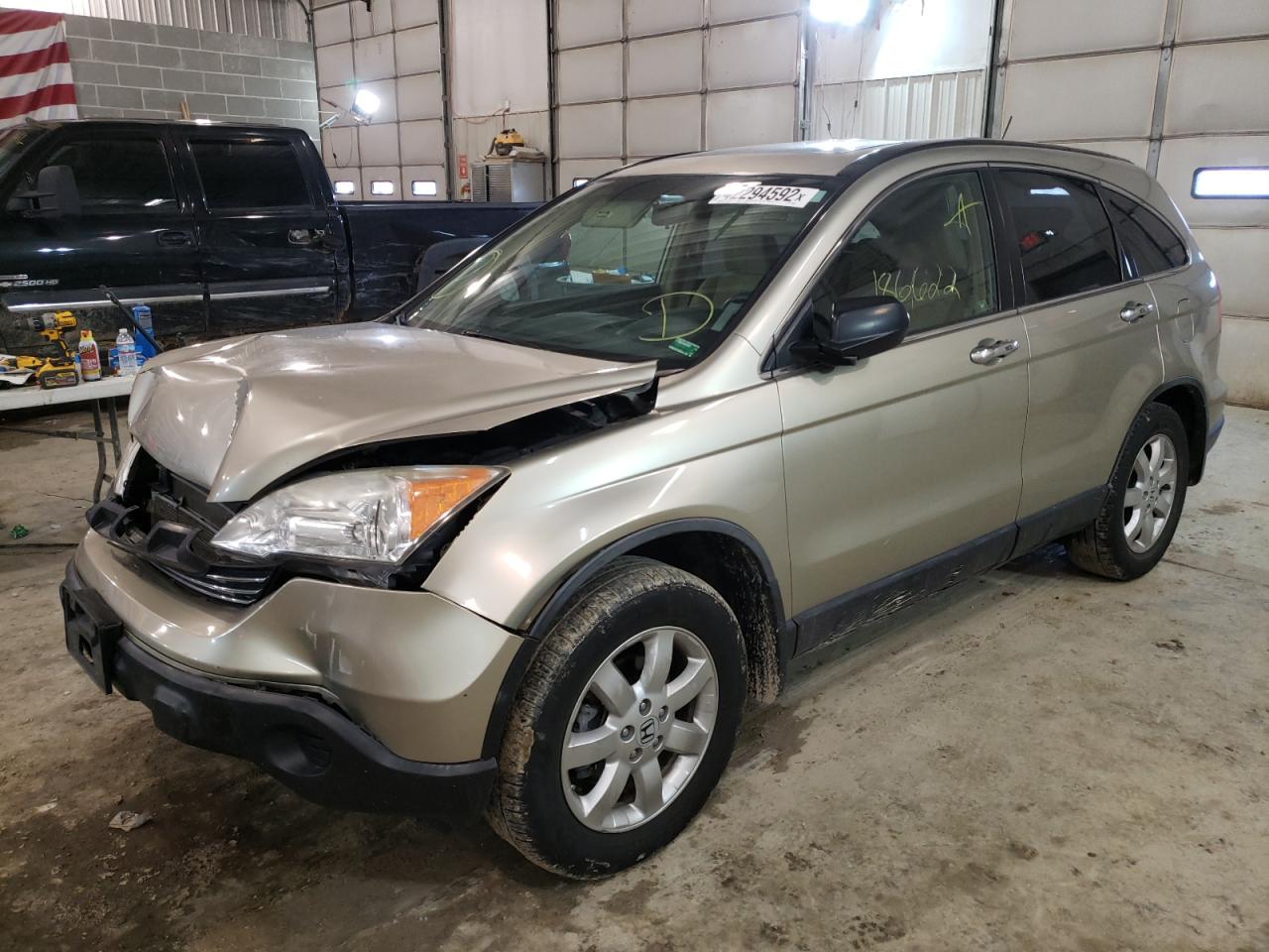 Photo 2 from auction – 2007 HONDA CR-V EX with VIN JHLRE38517C035846