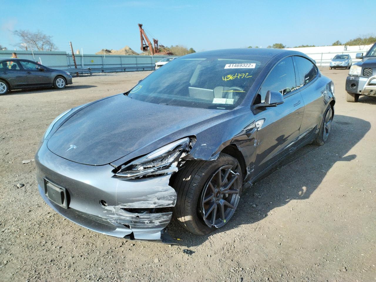 Photo 2 from auction – 2019 TESLA MODEL 3 with VIN 5YJ3E1EA8KF436492