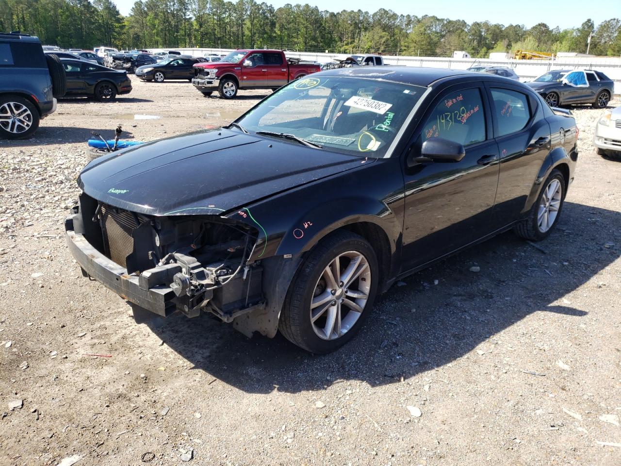 Photo 2 from auction – 2012 DODGE AVENGER SX with VIN 1C3CDZCB0CN290285