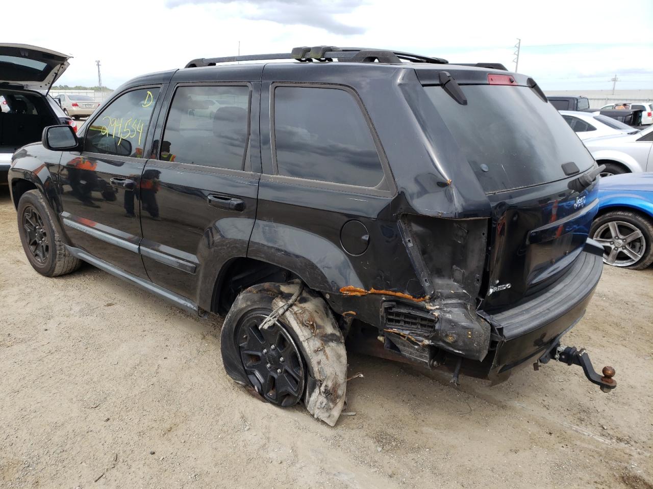 Photo 3 from auction – 2007 JEEP GRAND CHER with VIN 1J8GS48K17C504144