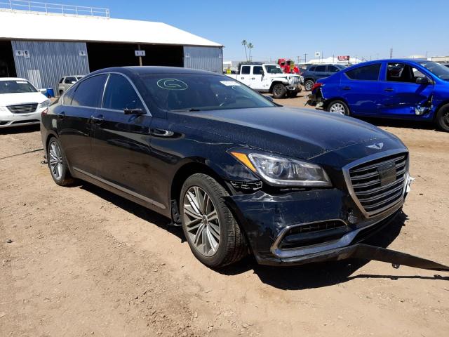 GENESIS G80 BASE 2018 with VIN KMHGN4JE9JU216842 - Photo from auction