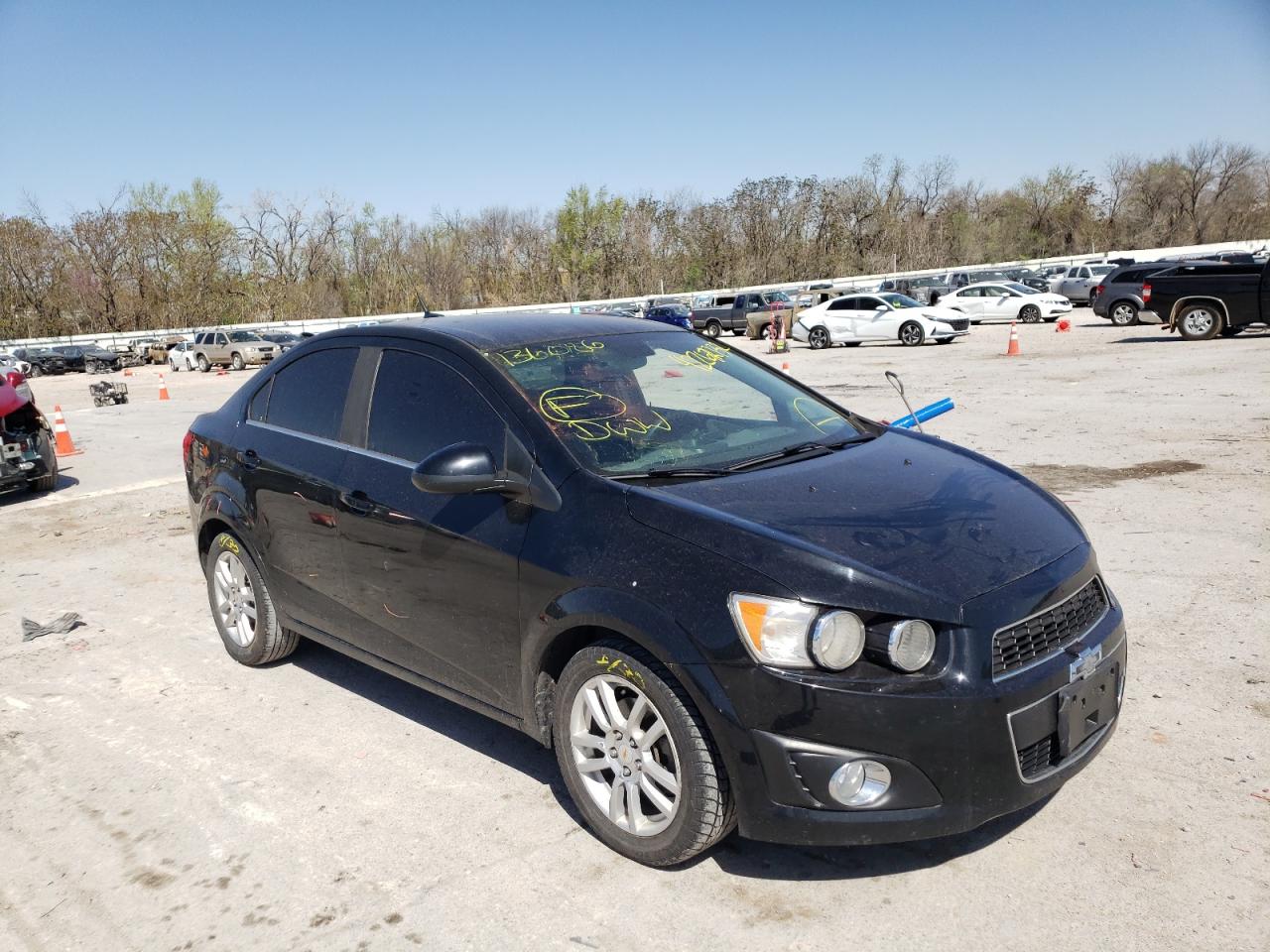 CHEVROLET SONIC LT 2012 with VIN 1G1JC5SHXC4136086 - Photo from auction