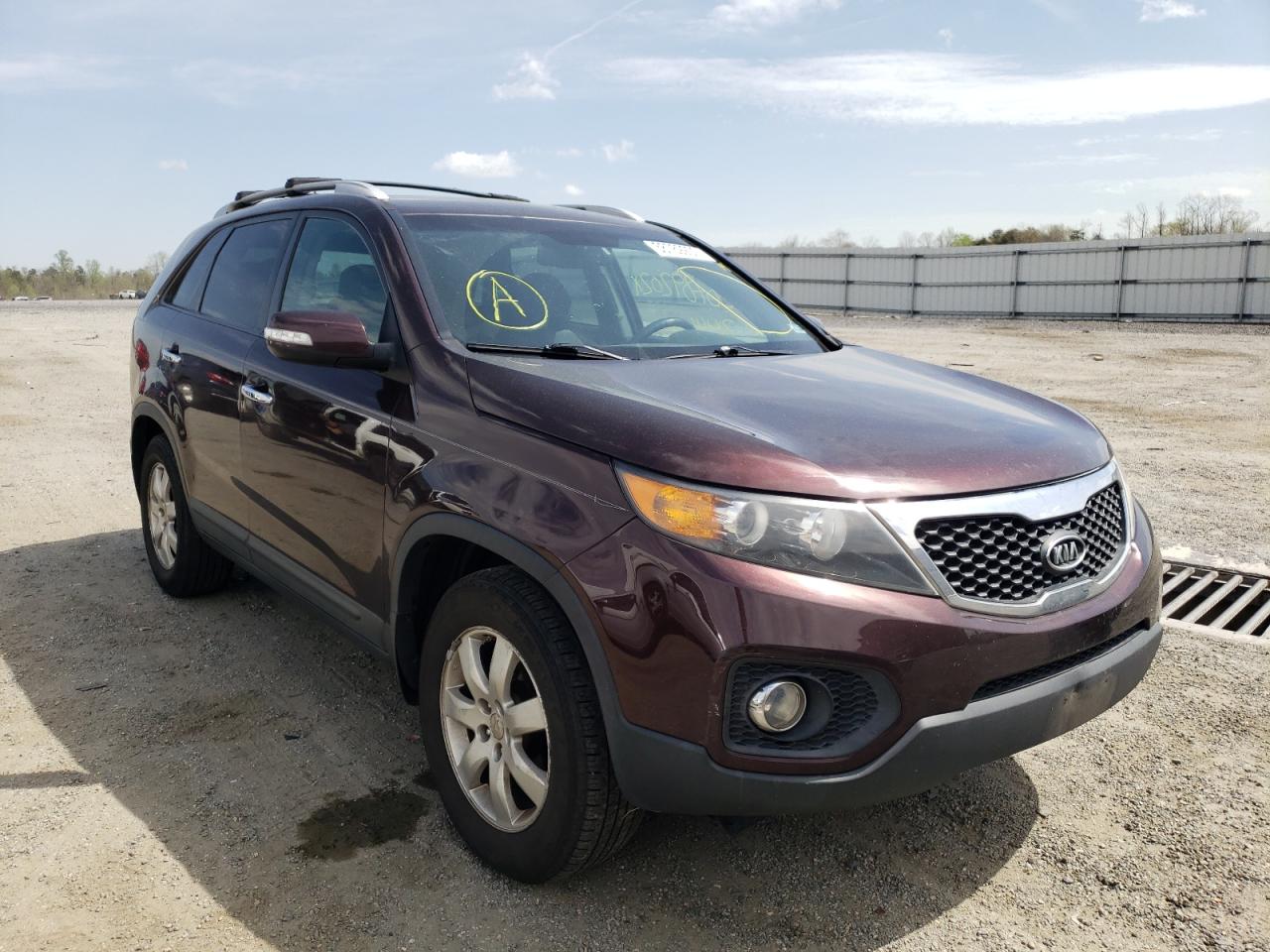 KIA SORENTO BA 2012 with VIN 5XYKTDA20CG197869 - Photo from auction