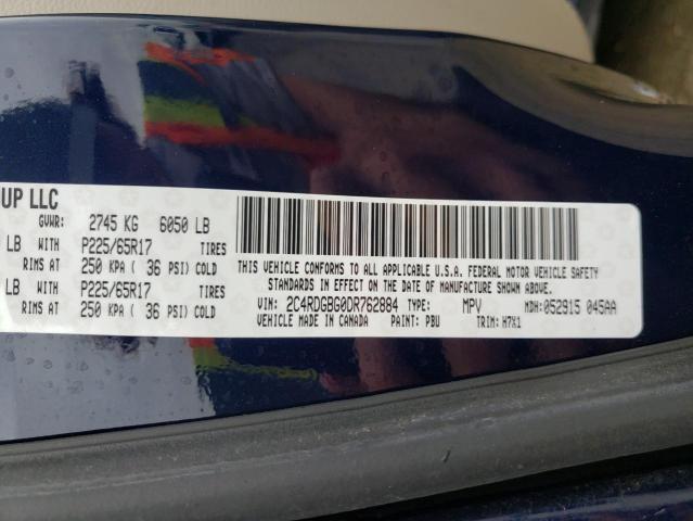 Photo 10 from auction – 2013 DODGE GRAND CARA with VIN 2C4RDGBG0DR762884