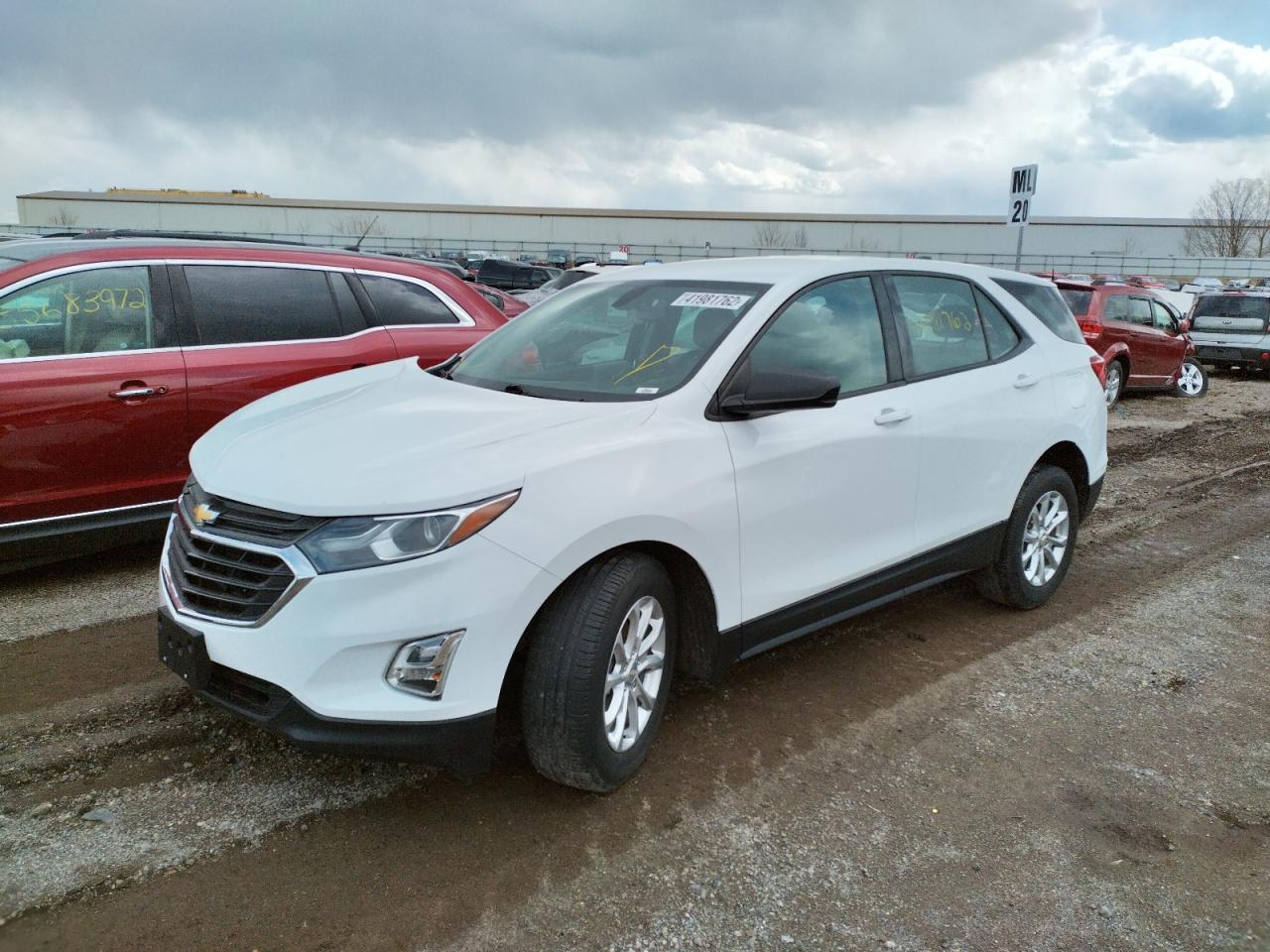 Photo 2 from auction – 2018 CHEVROLET EQUINOX LS with VIN 2GNAXHEV2J6115136