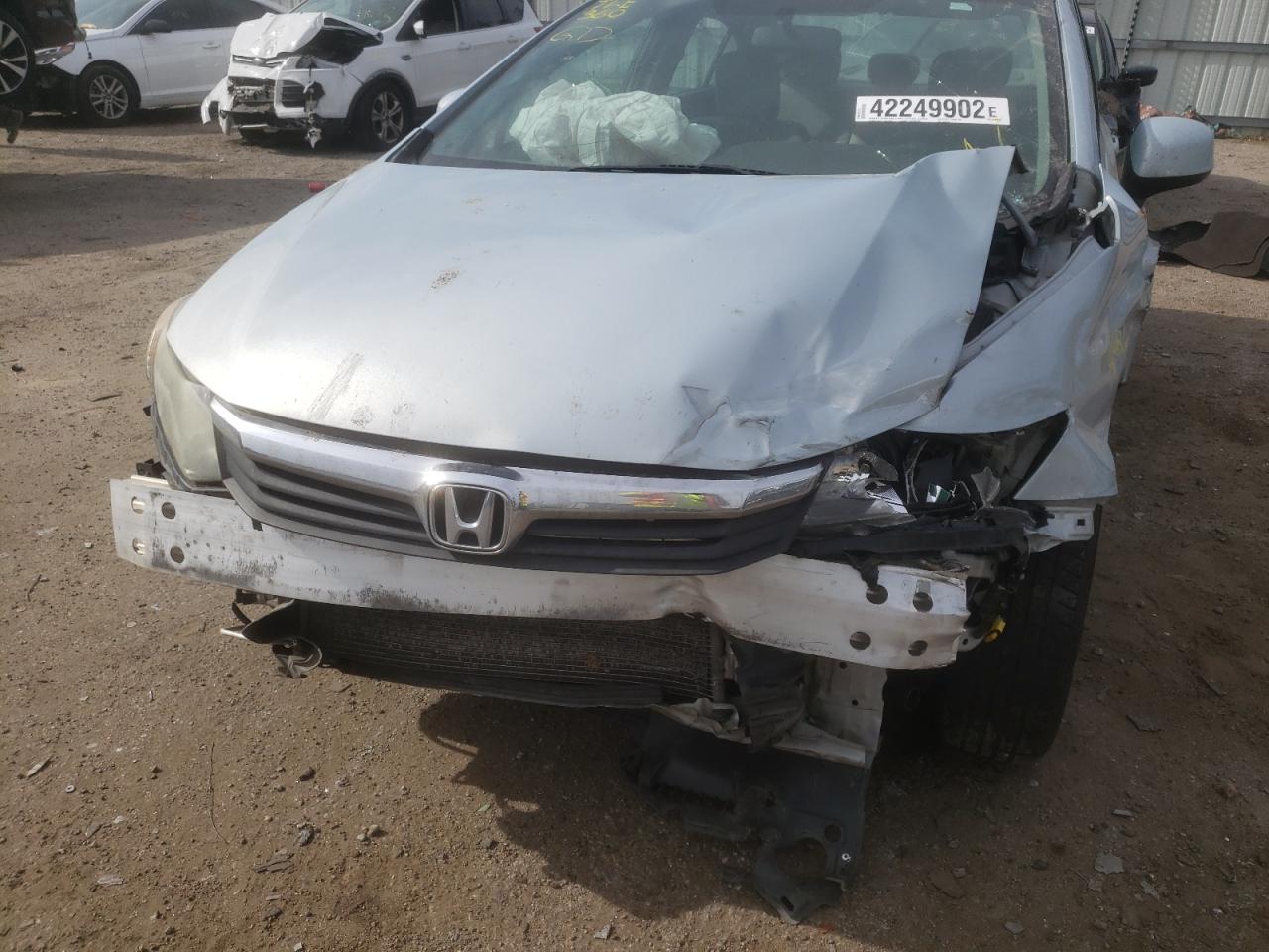 Photo 9 from auction – 2012 HONDA CIVIC LX with VIN 19XFB2F52CE310133