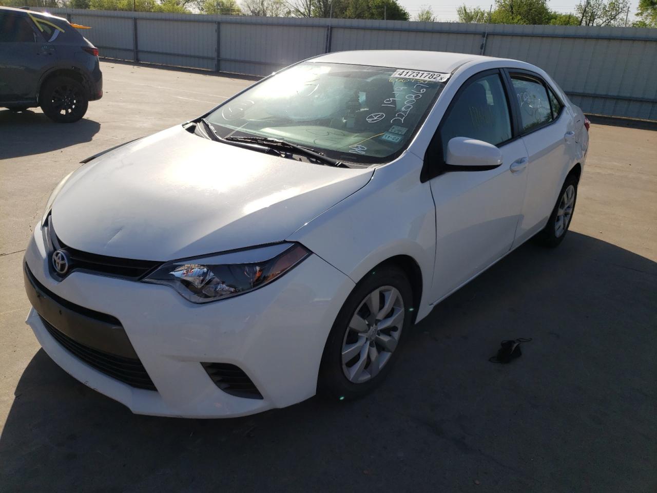 Photo 2 from auction – 2016 TOYOTA COROLLA L with VIN 2T1BURHE1GC666432