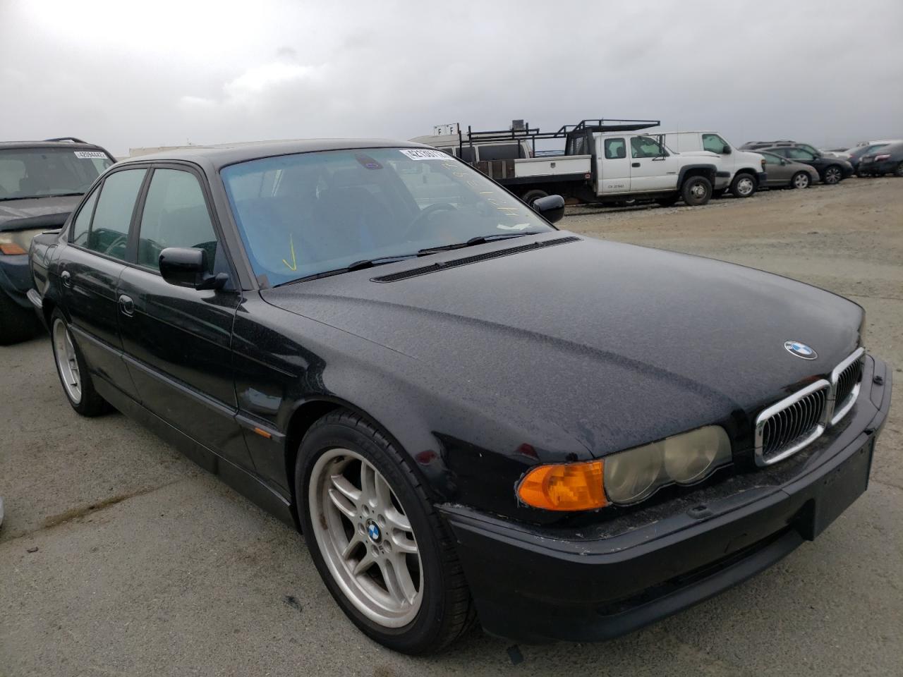 BMW 740 I AUTO 2000 with VIN WBAGG8340YDN76356 - Photo from auction