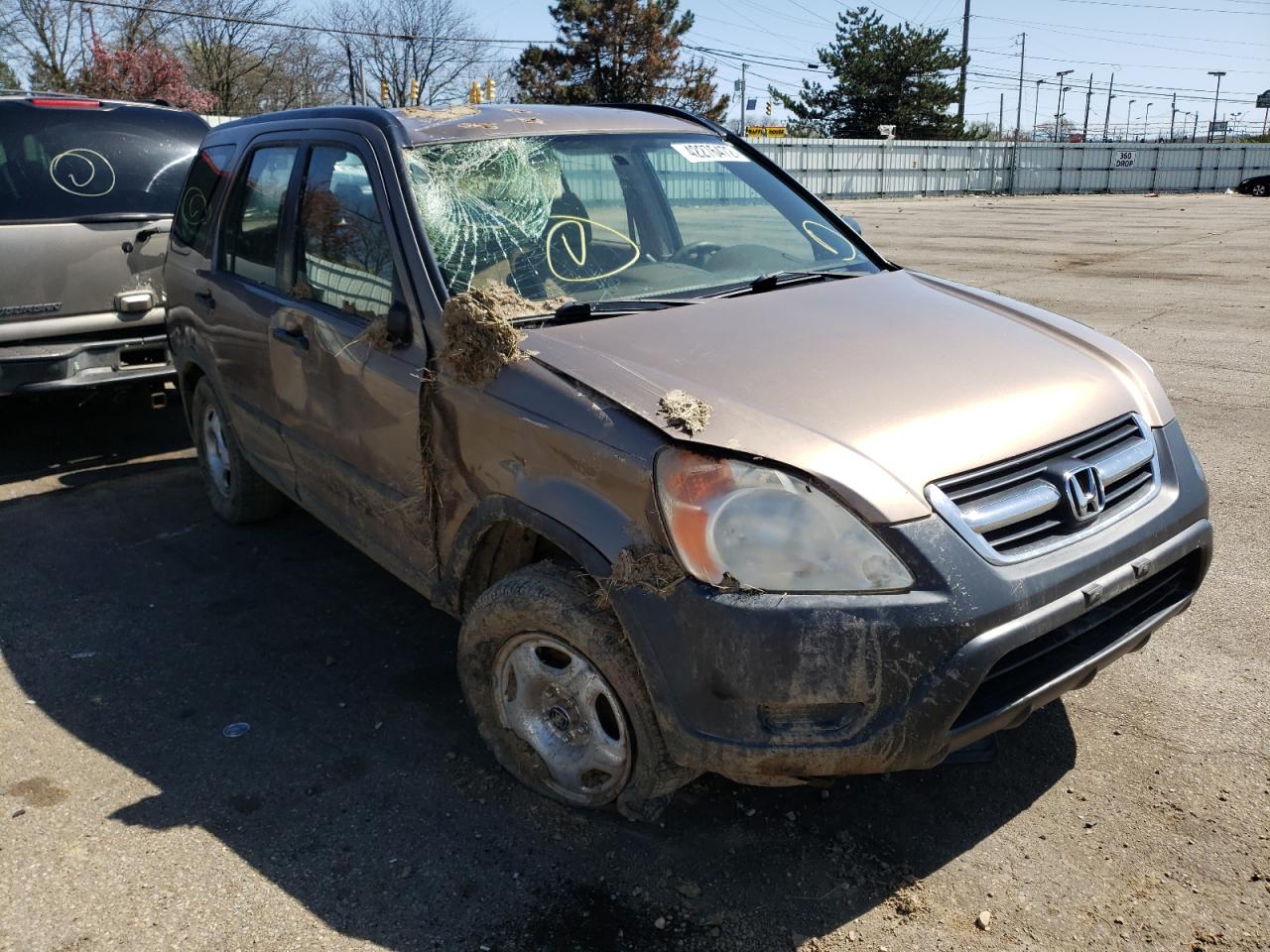 Photo 1 from auction – 2004 HONDA CR-V LX with VIN JHLRD68484C010501