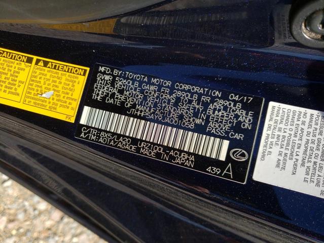 Photo 10 from auction – 2018 LEXUS LC 500 with VIN JTHHP5AY9JA001058