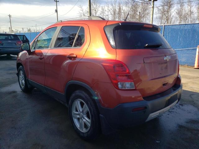Photo 3 from auction – 2014 CHEVROLET TRAX 1LT with VIN 3GNCJLEB1EL124964