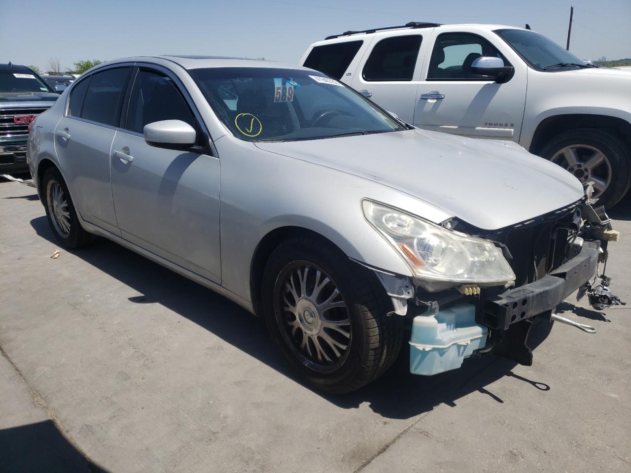 INFINITI G37 BASE 2009 with VIN JNKCV61E19M010343 - Photo from auction