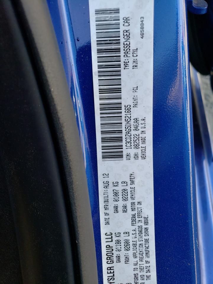 Photo 10 from auction – 2013 DODGE AVENGER SE with VIN 1C3CDZAG5DN521665