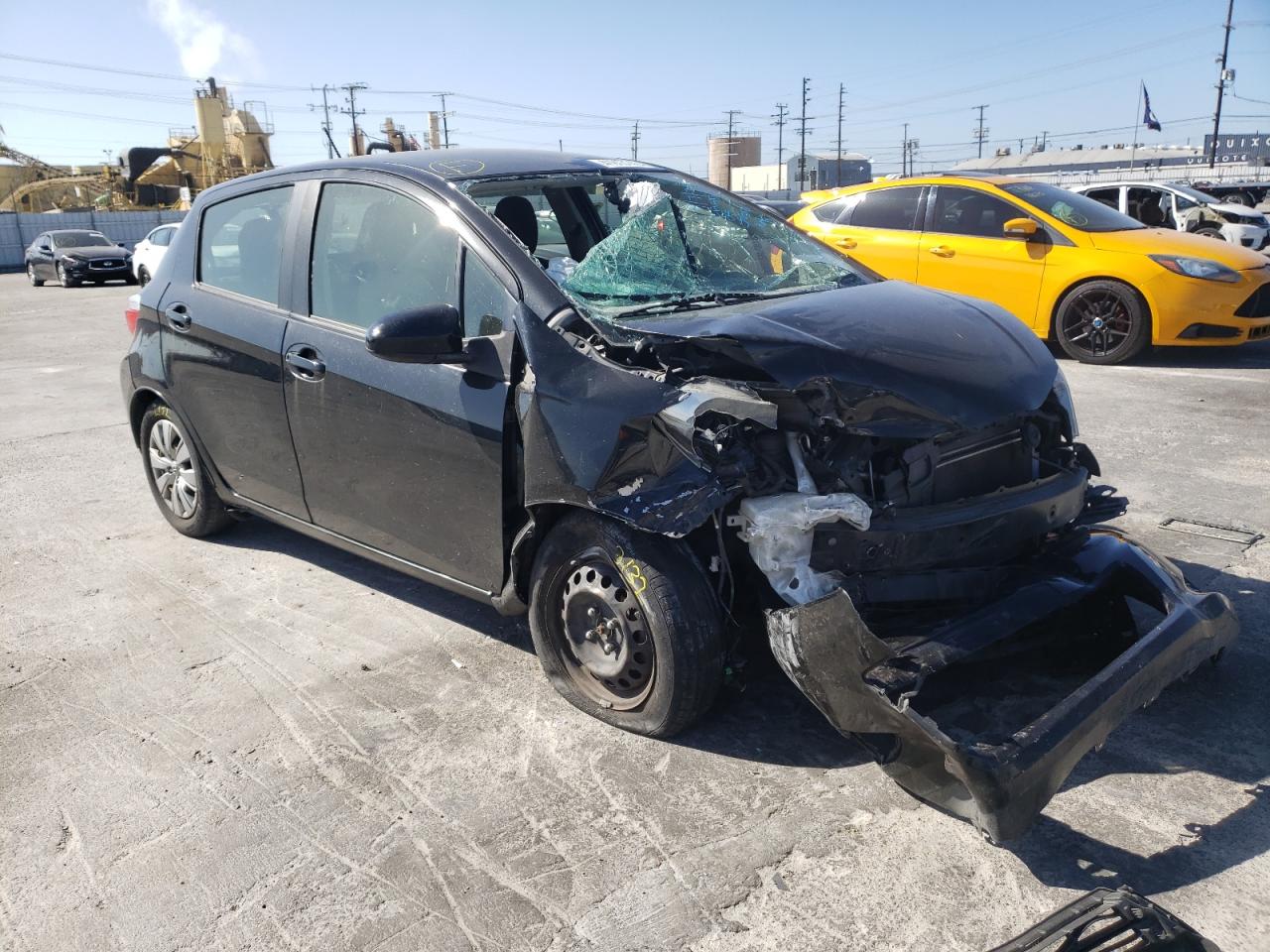 TOYOTA YARIS 2013 with VIN JTDKTUD33DD554112 - Photo from auction
