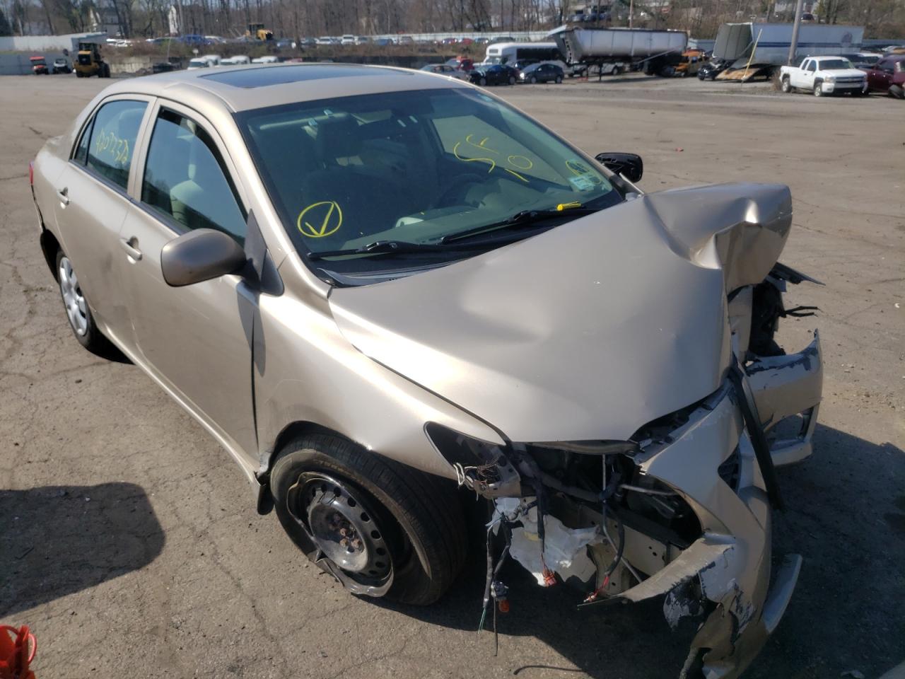 TOYOTA COROLLA BA 2010 with VIN 2T1BU4EE5AC485610 - Photo from auction