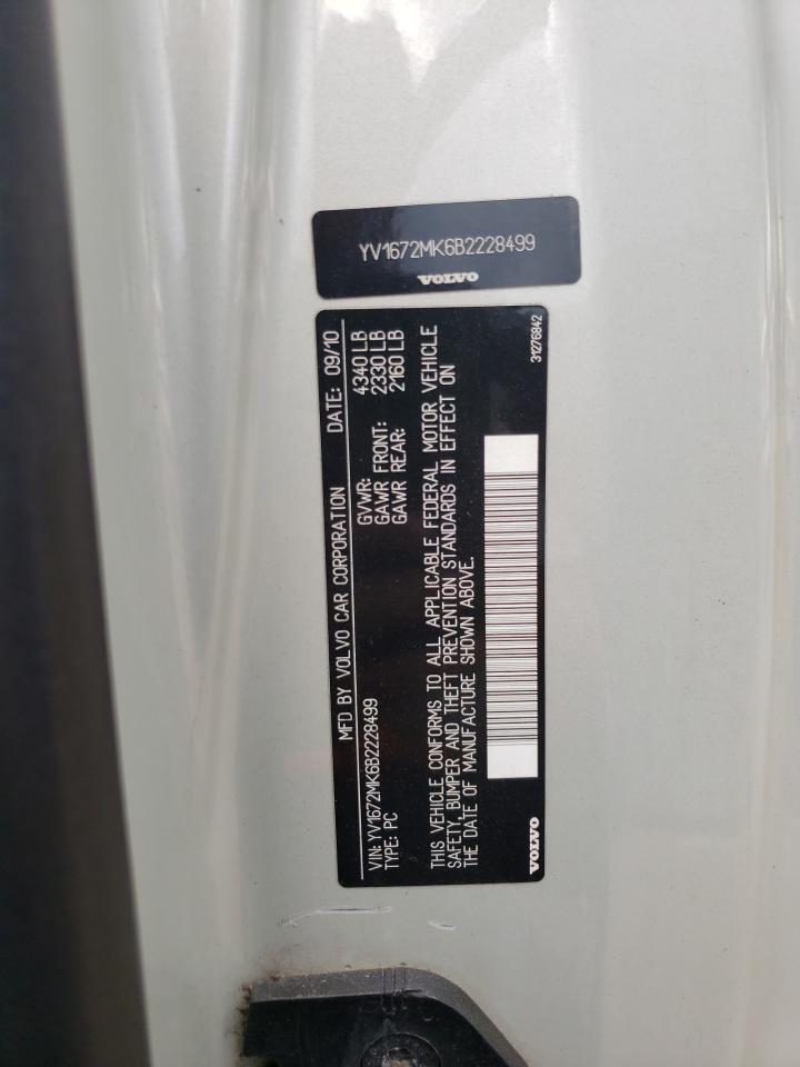 صورة رقم 10 من المزاد - 2011 VOLVO C30 T5 مع VIN YV1672MK6B2228499