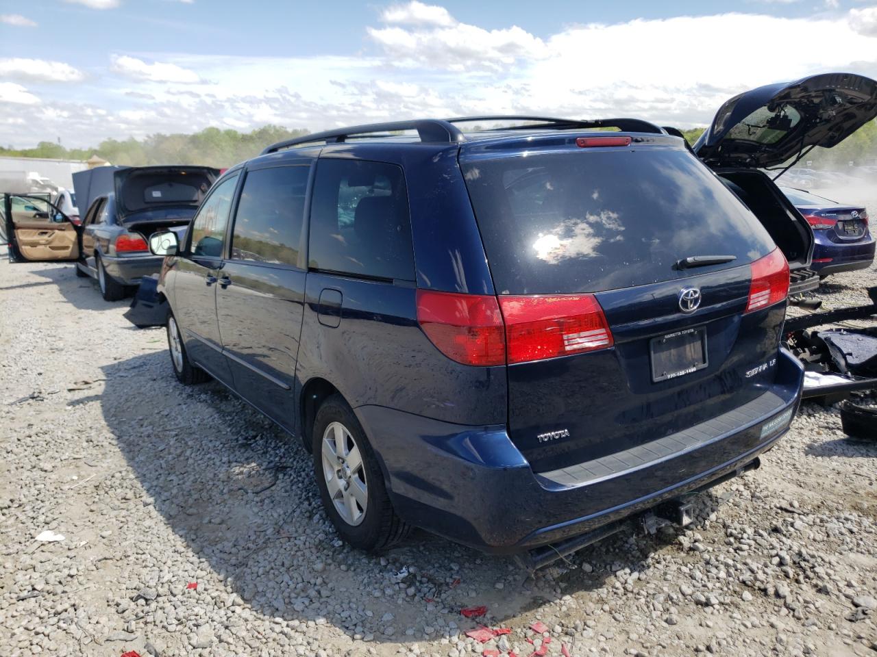 Photo 3 from auction – 2004 TOYOTA SIENNA CE with VIN 5TDZA23C44S155756