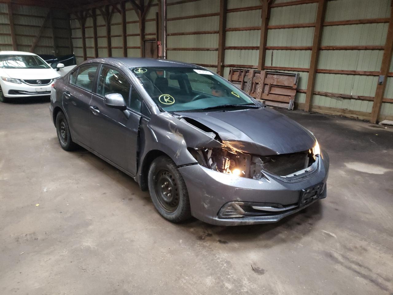 HONDA CIVIC LX 2013 with VIN 2HGFB2F40DH040480 - Photo from auction