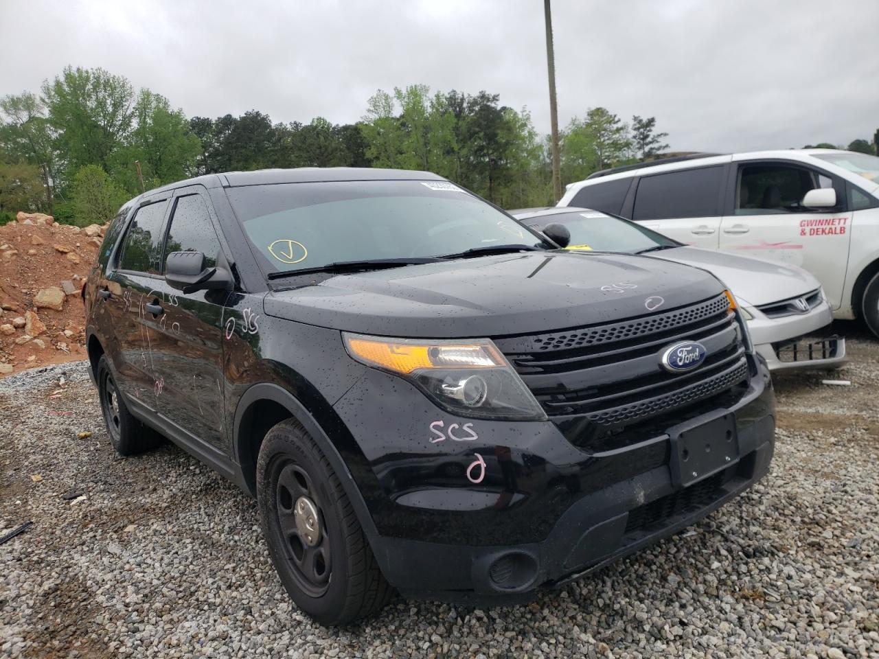 FORD EXPLORER P 2015 with VIN 1FM5K8AR6FGA70240 - Photo from auction