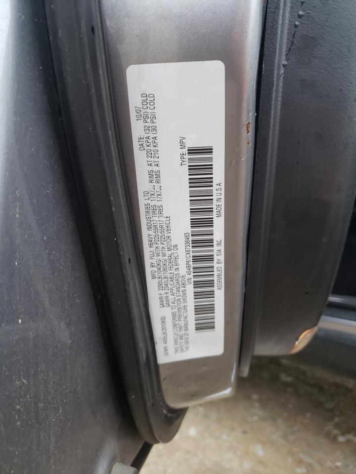 Photo 10 from auction – 2008 SUBARU OUTBACK 2. with VIN 4S4BP61CX87336463