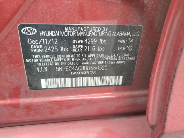Photo 10 from auction – 2013 HYUNDAI SONATA SE with VIN 5NPEC4AC8DH660325