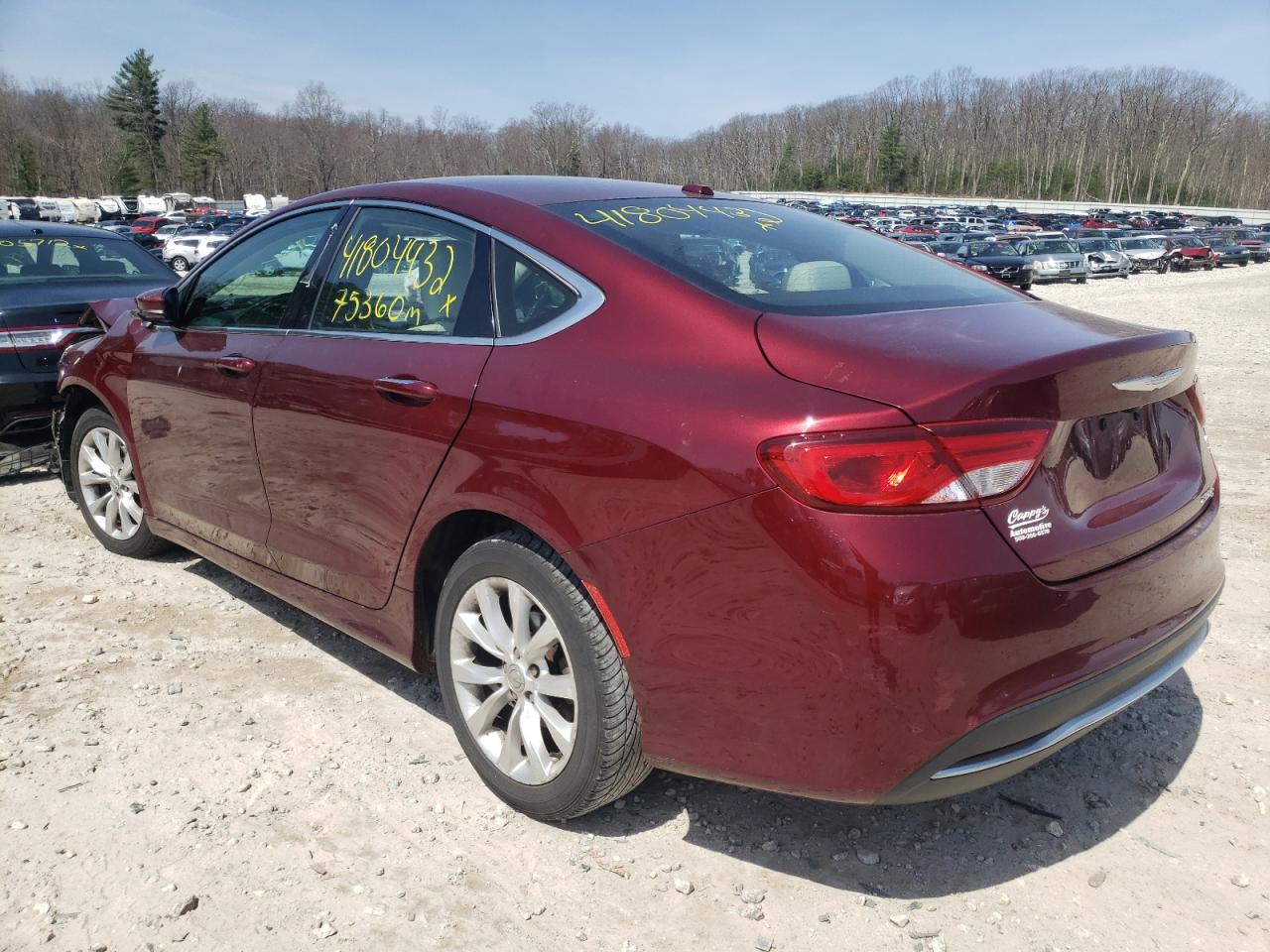 Photo 3 from auction – 2015 CHRYSLER 200 C with VIN 1C3CCCCB8FN537279