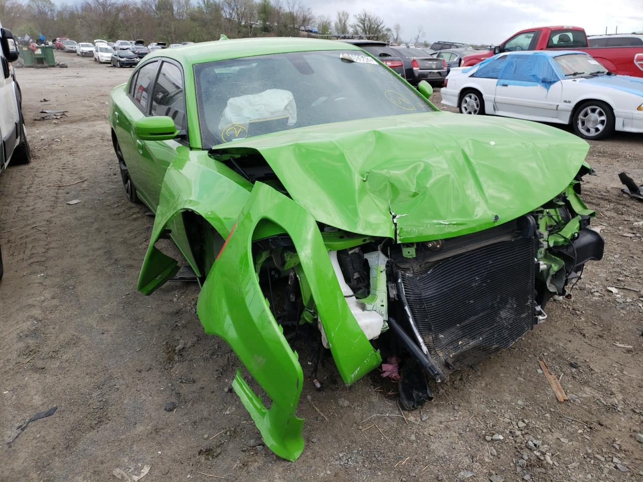 DODGE CHARGER SX 2017 with VIN 2C3CDXHG9HH576385 - Photo from auction