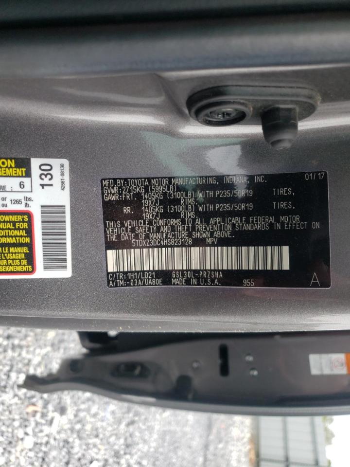 Photo 10 from auction – 2017 TOYOTA SIENNA SE with VIN 5TDXZ3DC4HS823128