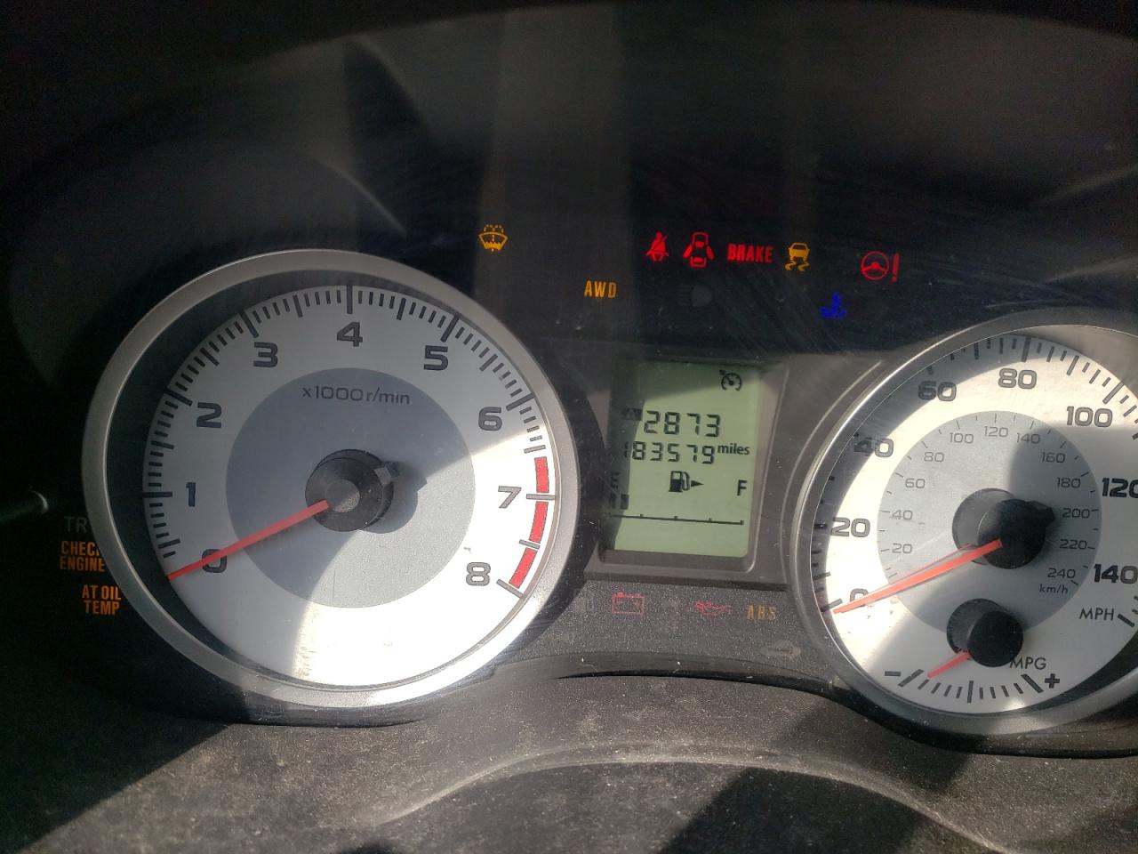 Photo 8 from auction – 2013 SUBARU IMPREZA SP with VIN JF1GPAL61D2866807