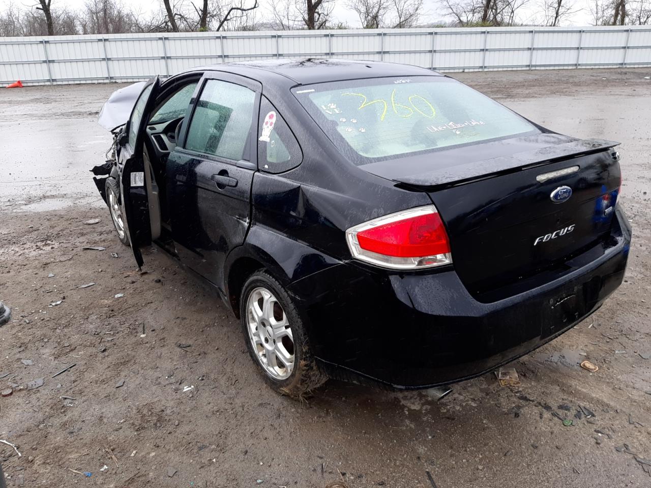 Photo 3 from auction – 2009 FORD FOCUS SES with VIN 1FAHP36N29W170606